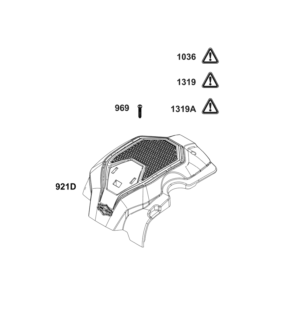 Blower Housing Group Diagram and Parts List for 100000 - 19Z999 Briggs and Stratton Engine